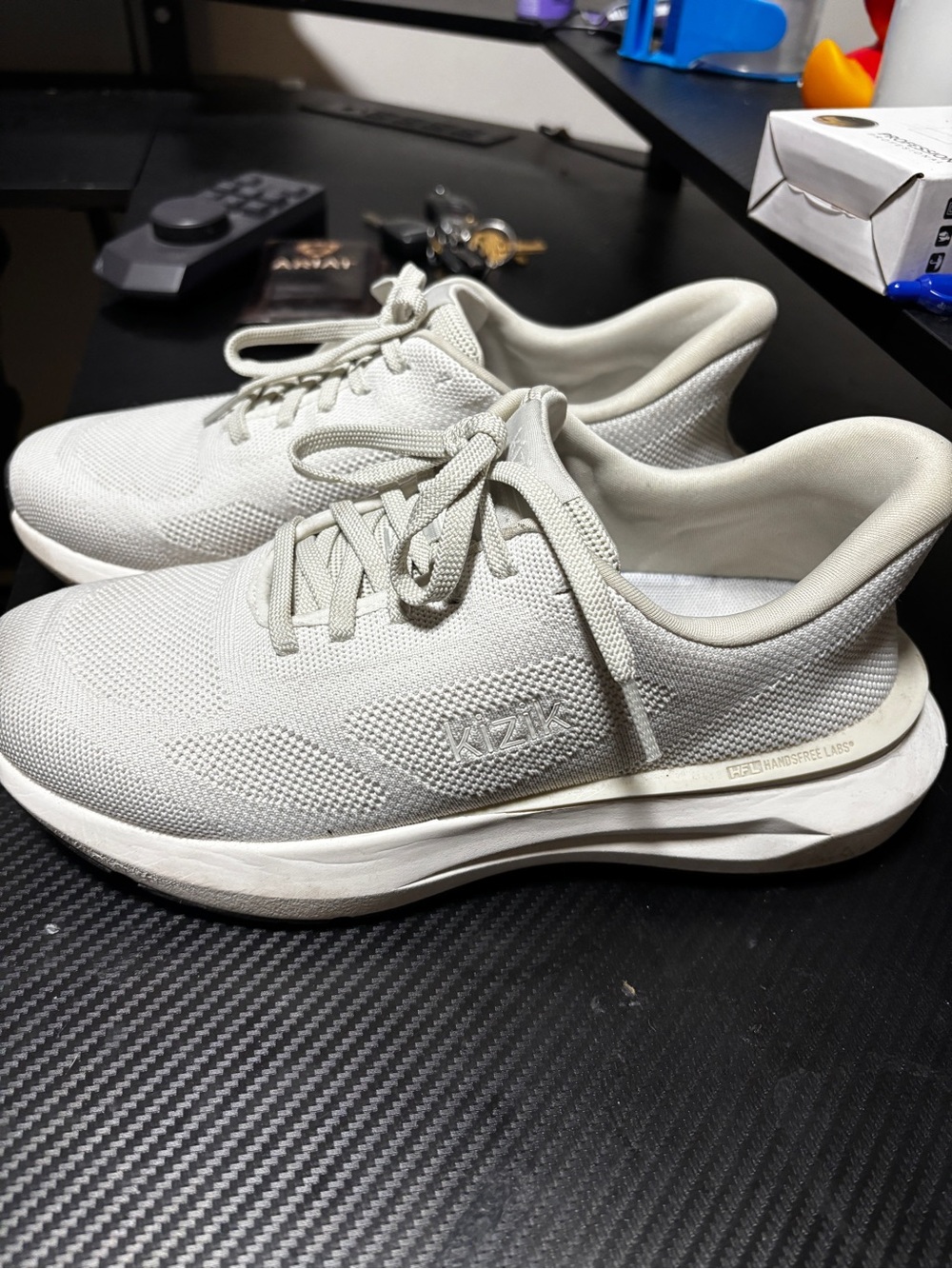 Comfort Knit Women's Athletic Sneakers in Off-White